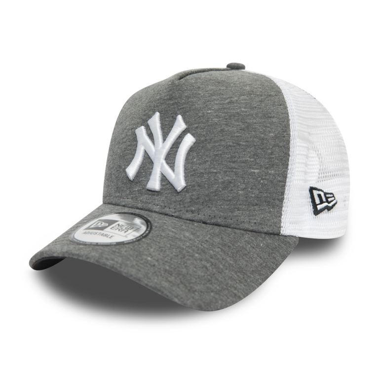 Gorras New Era Mlb Grises - New York Yankees Jersey A-Frame Trucker 05642TKER